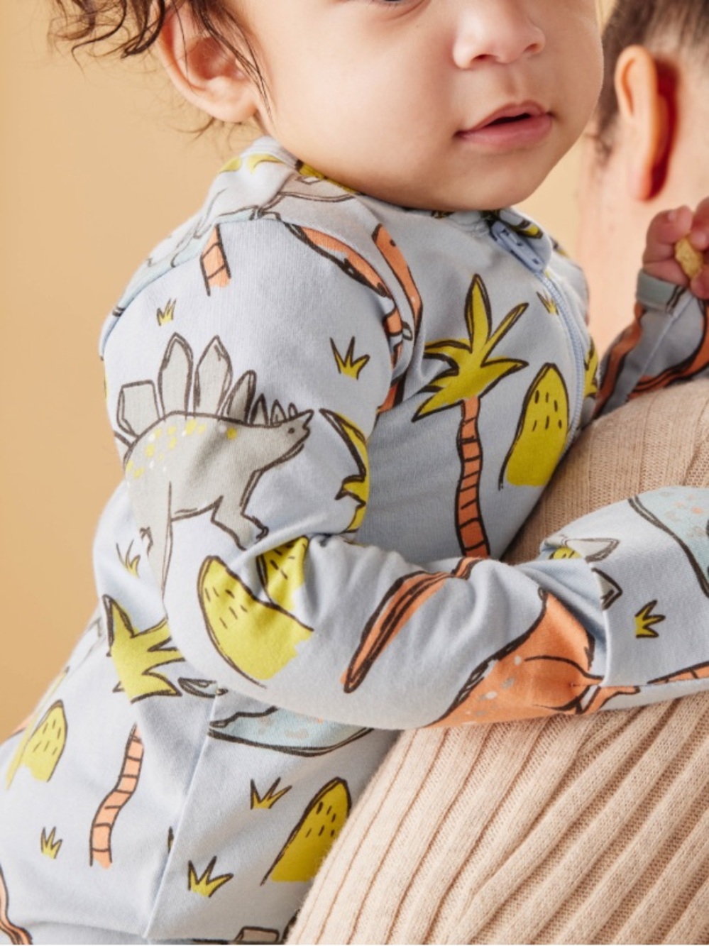 Tea Collection Footed Zip Front Baby sleeper